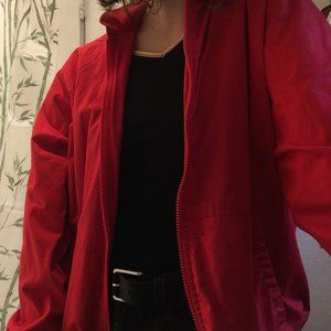 Vintage Red Bomber Jacket
